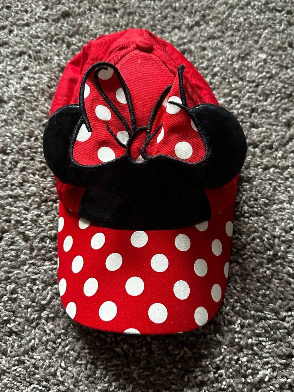 Disney Parks Minnie Mouse Youth Hat 3D Ears